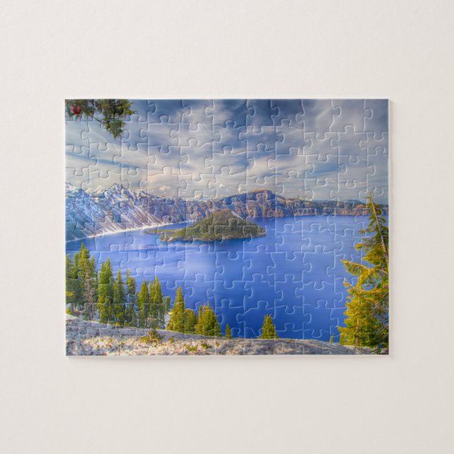 Krater Lake Oregon Puzzle (Horizontal)