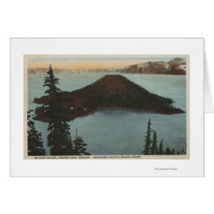 Krater Lake, Oregon - Wizard Island View #1