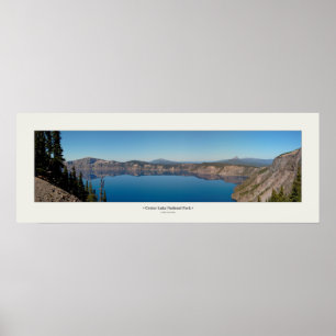 Krater Lake Panorama Poster