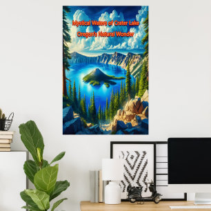 Krater Lake Serenity Poster