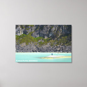 Krater-Landschaft-Reisefotografie Indonesien Leinwanddruck