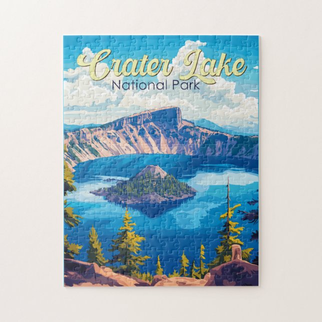 Krater Nationalpark California Puzzle (Vertikal)