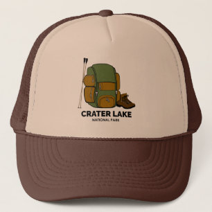 Krater-See-Nationalpark - Rucksack Truckerkappe