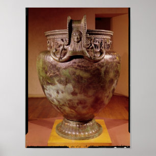 Krater, vom Grab einer Prinzessin von Vix Poster