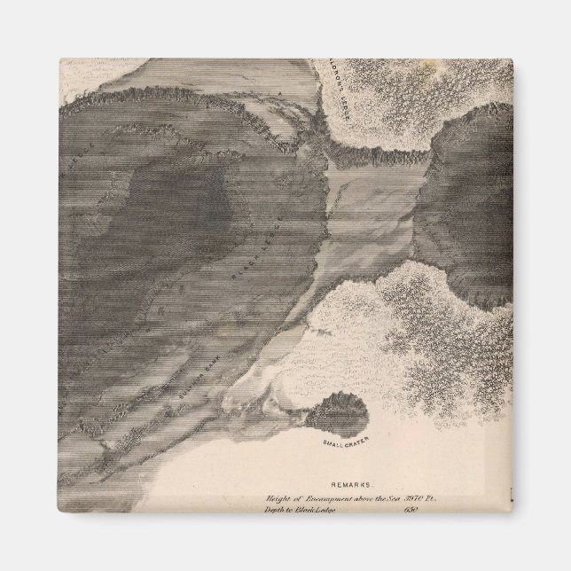 Krater von Kilauea, Hawaii Magnet (Vorne)