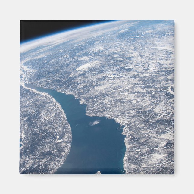 Krater von Manicouagan und der Fluss St. Lawrence Magnet (Vorne)