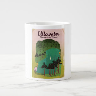 Kratersee Kanada Reiseplakat Jumbo-Tasse