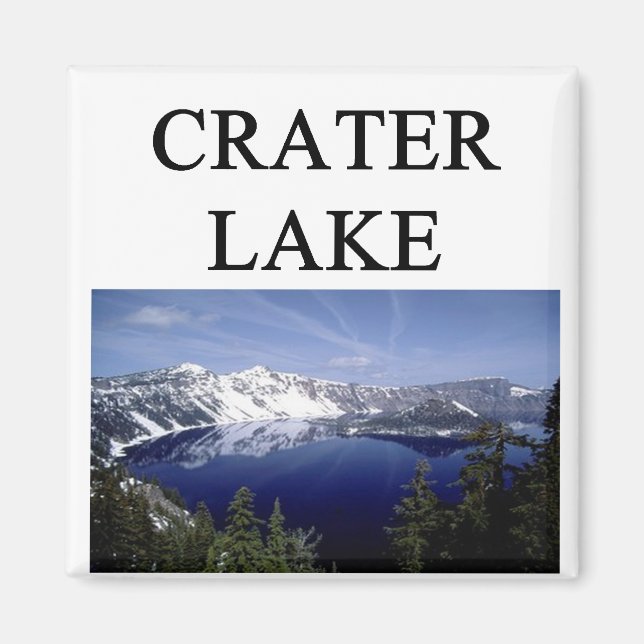 Kratersee Magnet (Vorne)