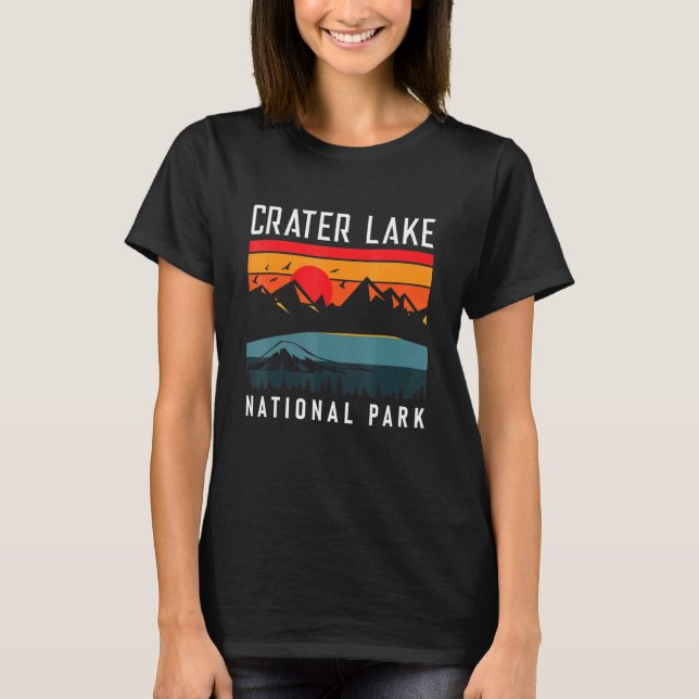 Kratersee Nationalpark California T-Shirt (Vorderseite)