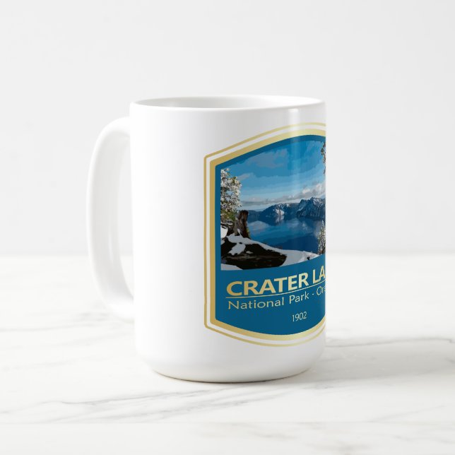 Kratersee NP (PF1) Kaffeetasse (Vorderseite Links)