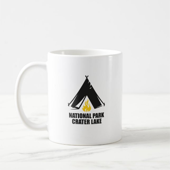 Kratersee - Oregon Kaffeetasse (Links)
