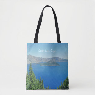 Kratersee Oregon Lässiges Typografie-Foto