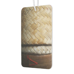 Kratip Thai Lao Isan Bamboo Rice Basket Autolufterfrischer
