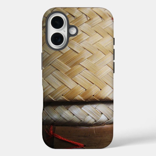 Kratip Thai Lao Isan Bamboo Rice Basket Case-Mate iPhone Hülle (Rückseite)