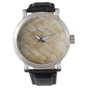 Kratip Thai Lao Isan Bambus-Reis Korb Armbanduhr