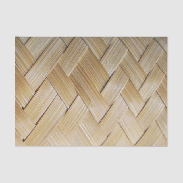 Kratip thailändischer Lao Isan Bambusreis-Korb Seidenpapier (Vorderseite)