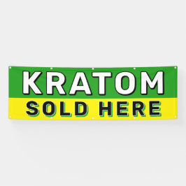 Kratom verkauft hier Rauchsalon Dispensoren Banner