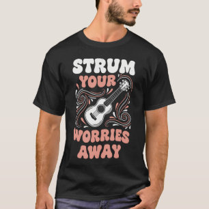 Kratz deine Sorgen weg Akustische Gitarrenmusik T-Shirt