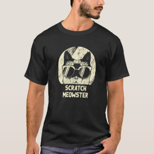 Kratz Meowster Katze Humor Kätzchen Witz Katzenm T-Shirt