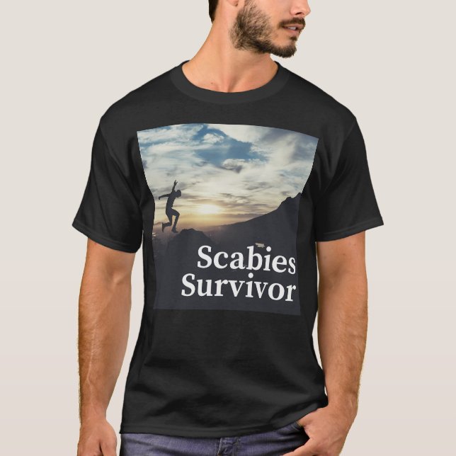 Krätzchen-Überlebender T-Shirt (Vorderseite)