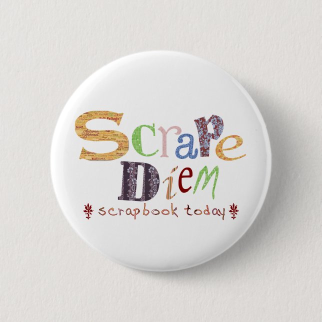 Kratzen Diem (Scrapbooking) Button (Vorderseite)