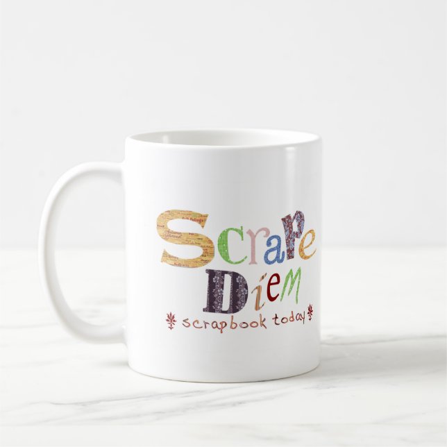 Kratzen Diem (Scrapbooking) Tasse (Links)