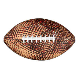 Kratzen mit dicken Kreuzen in Orange mit Schatten Football