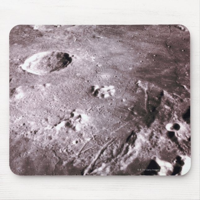 Kratzer auf dem Mond Mousepad (Vorne)