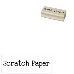 Kratzer-Papier-Aufkleber-Gummi-Stampfer Gummistempel