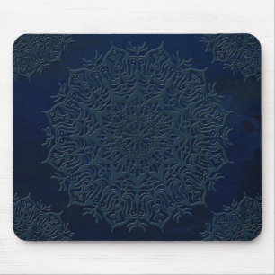 kratzige gebürstete metallische Textur geprägtes F Mousepad