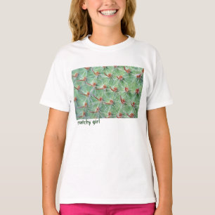 kratziges Mädchen T-Shirt