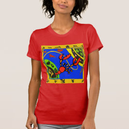 Kraubfisch Abstrakt T-Shirt