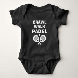 KRAULEN GEHEN PADEL lustiger Bodysuit für neues Ba Baby Strampler