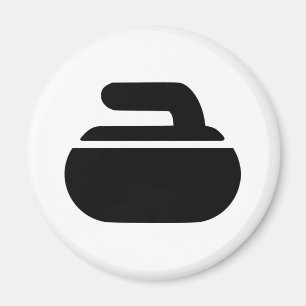 Kräuselndes Steinsymbol Magnet