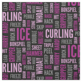 Kräuselnjargon-Gewebe - Sangria lila und schwarz Stoff