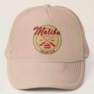Kräuselnverein beunruhigte Kappe Malibus