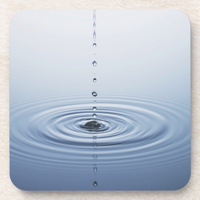 Kräuselung auf Wasser Untersetzer (Vorderseite)