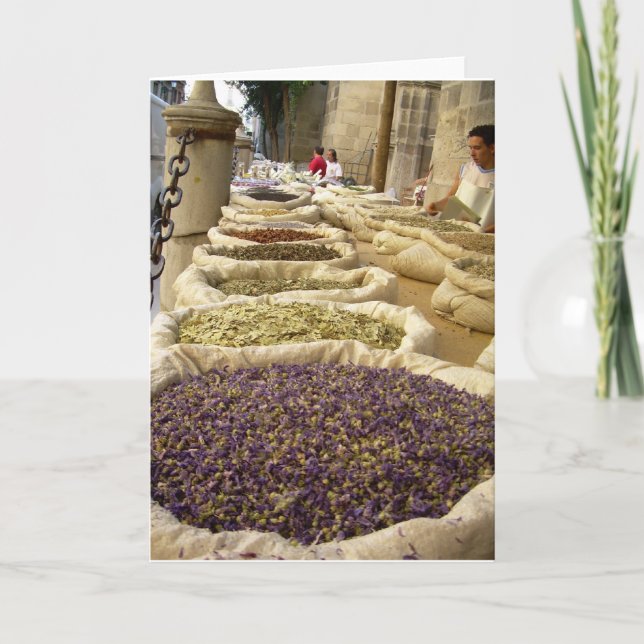 Kraut-Markt Karte (Vorderseite)