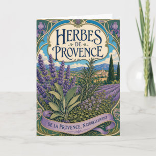 Kräuter der Provence Französische Landküche Karte