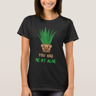 Kräuter Du hast mich bei Aloe überzeugt Pflanzen T-Shirt