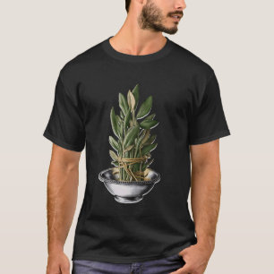 Kräuter In Einer Silbernen Schale Für Köche Und Gä T-Shirt