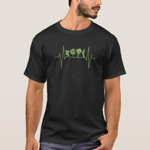 Kräuter Pflanzen Herzschlag Gärtner Kräuter T-Shirt