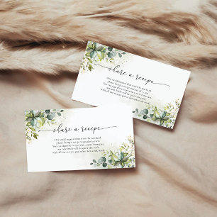 Kräuter Rezept Anfragekarte Begleitkarte