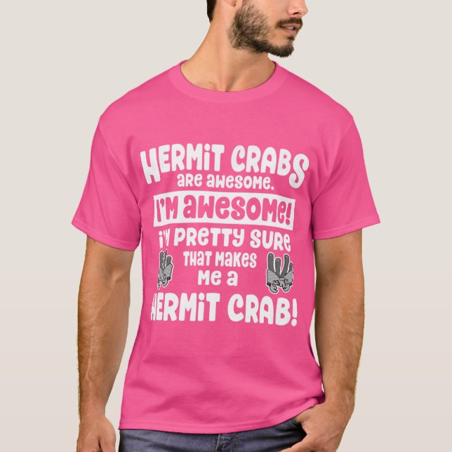 Kräuter sind Phantastisch - ich bin ein Hermit Cra T-Shirt (Vorderseite)