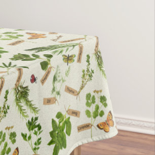 Kräuter Tischdecke