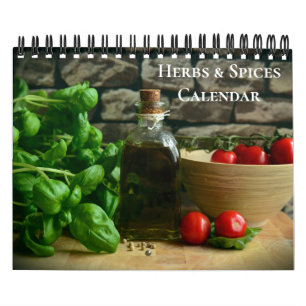 Kräuter- und Gewürzkalender in Kleinformat Kalender