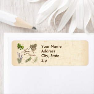 Kräuter von Provence Address Labels
