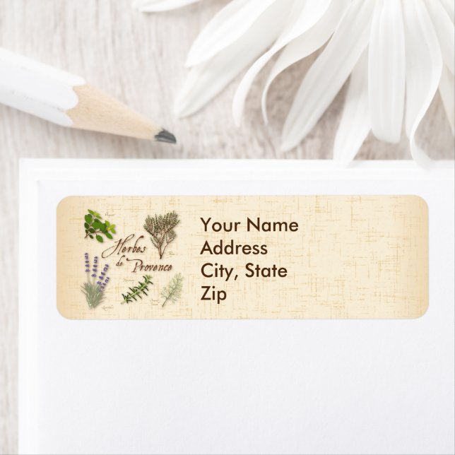 Kräuter von Provence Address Labels (Insitu)