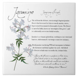 Kräuterapothecary: Jasmine | BLUME KERAMIK Fliese