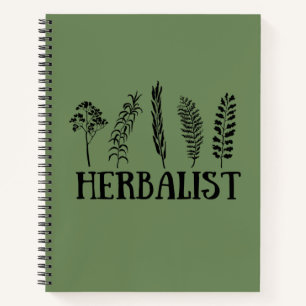 Kräuterarten Notizbuch
